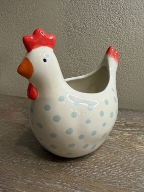 Target Bullseye Novelty Ceramics Chicken Crock